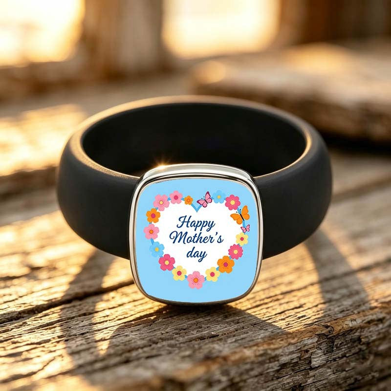 Floral Mother's Day Square Ring