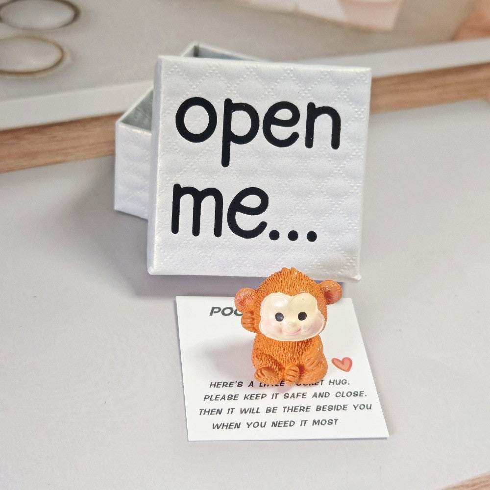 Open Me Surprise Box & Monkey Charm