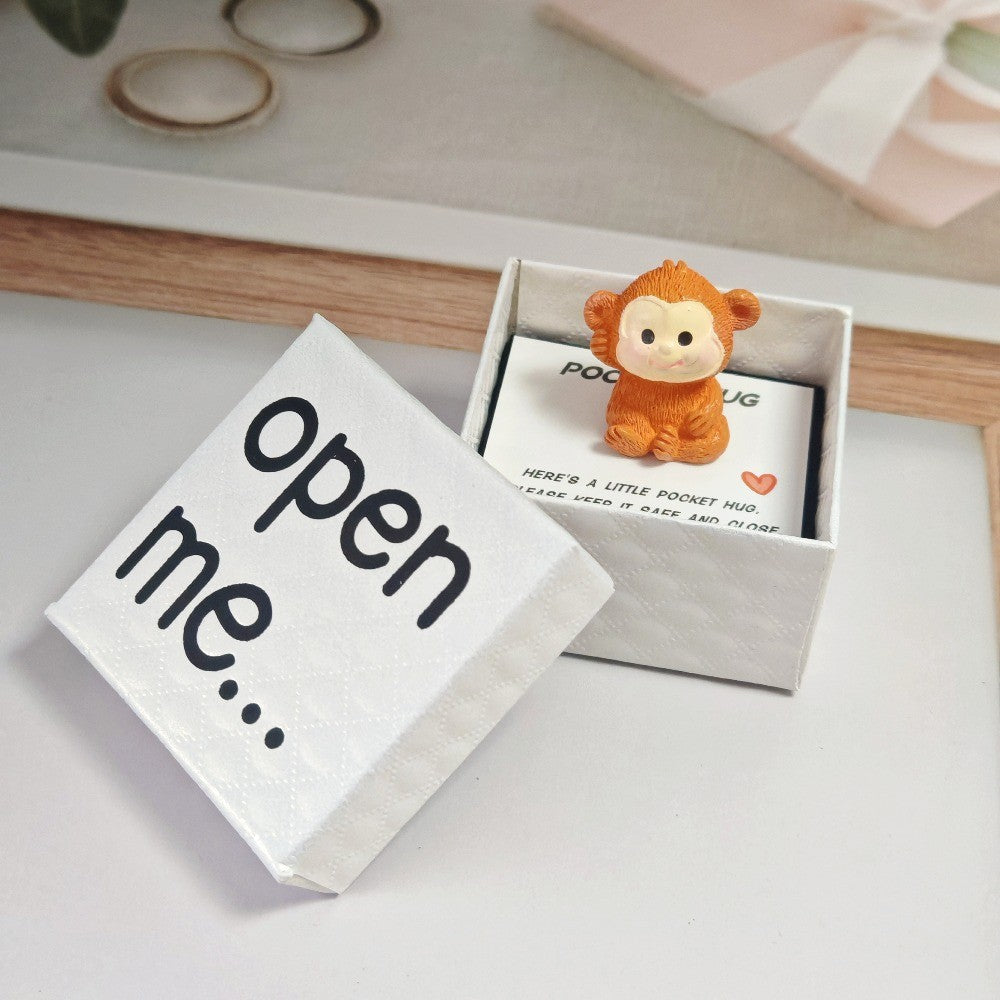 Open Me Surprise Box & Monkey Charm