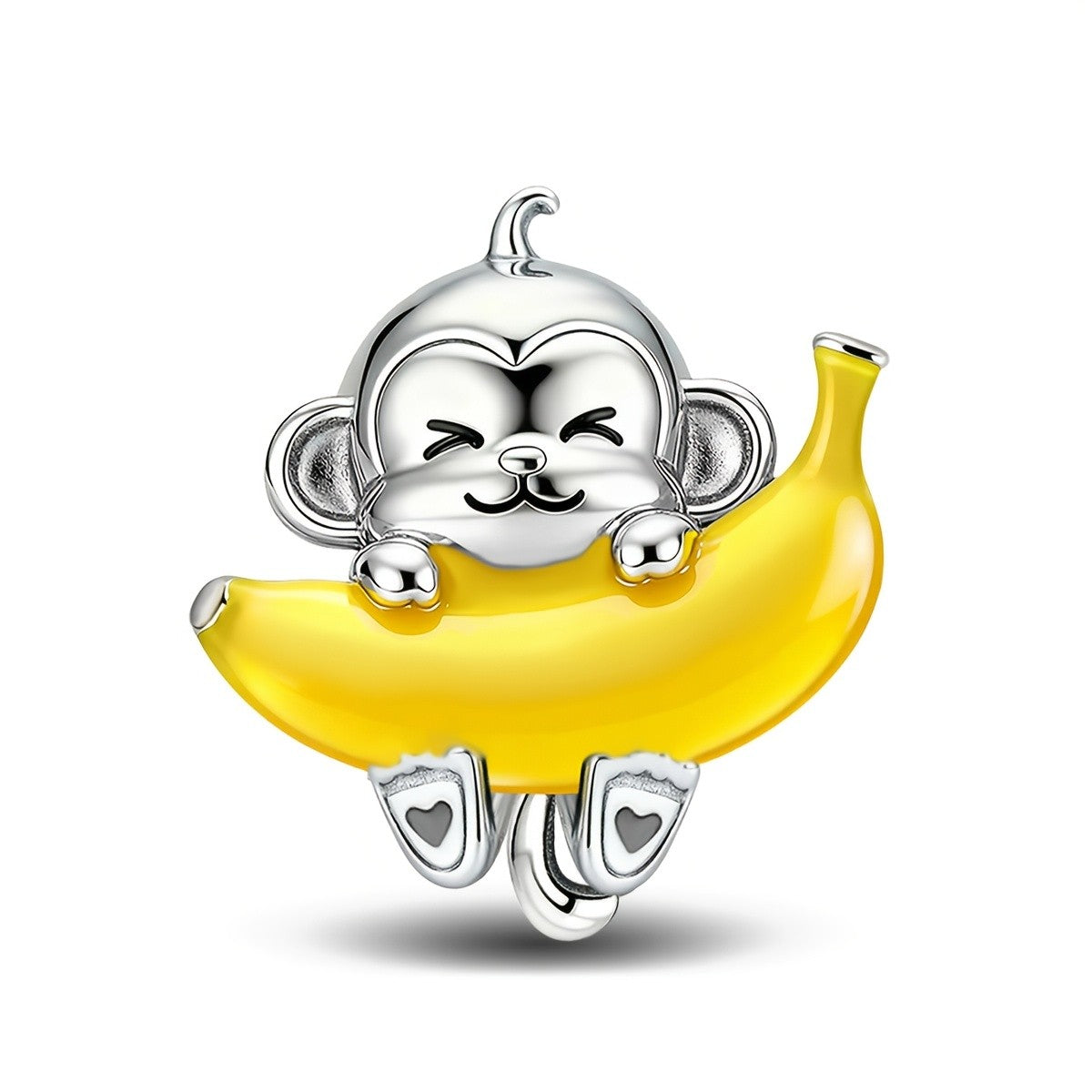 Monkey & Banana Charm