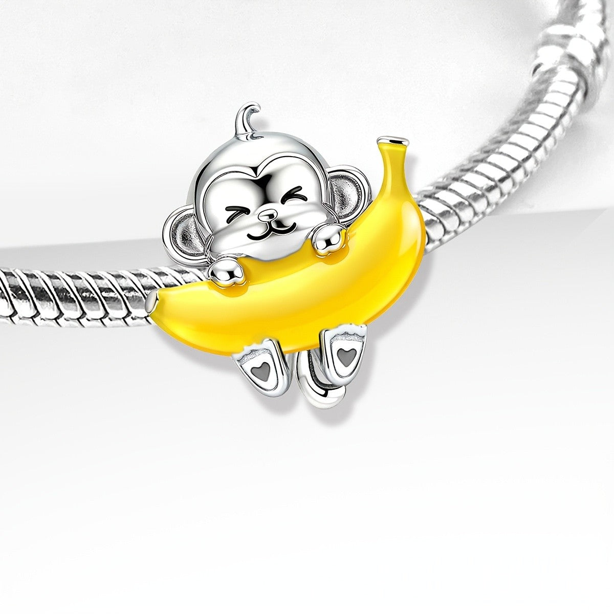 Monkey & Banana Charm