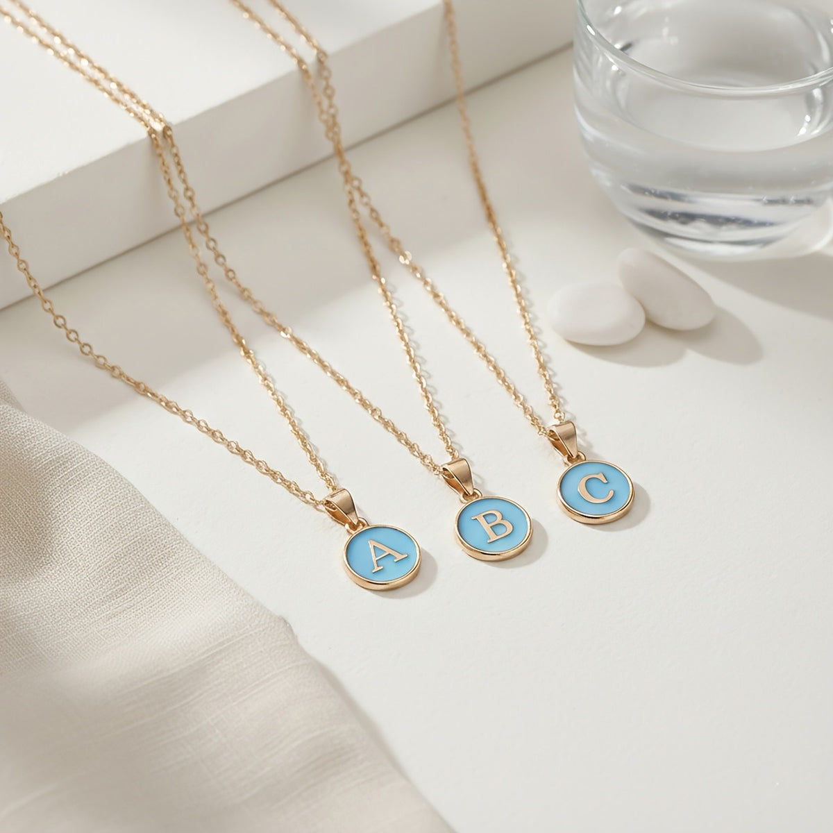 Enamel Love Letter Necklace