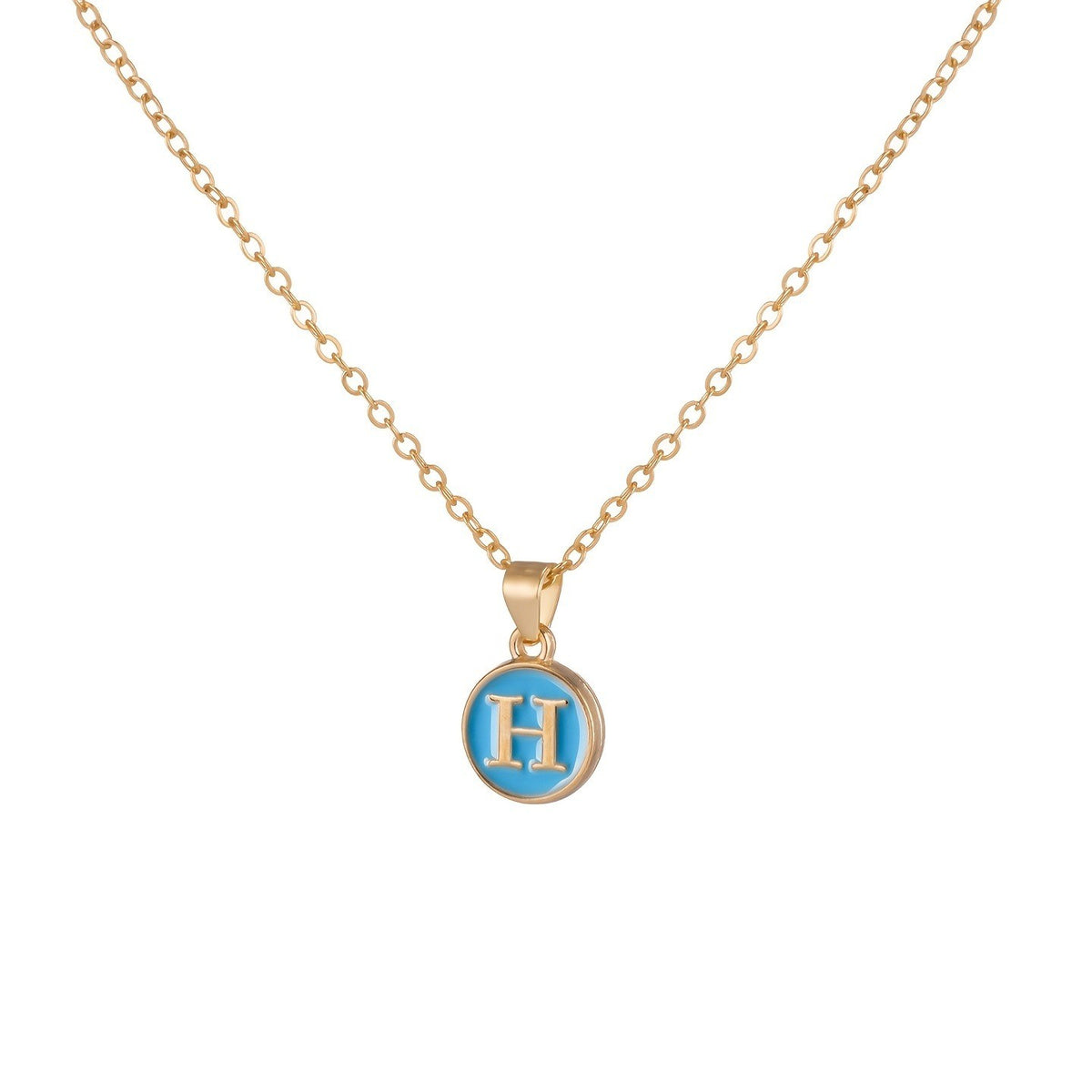 Enamel Love Letter Necklace