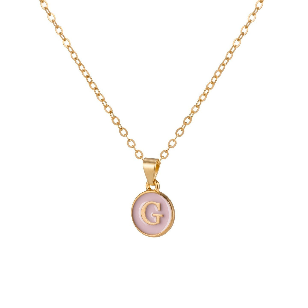Enamel Love Letter Necklace