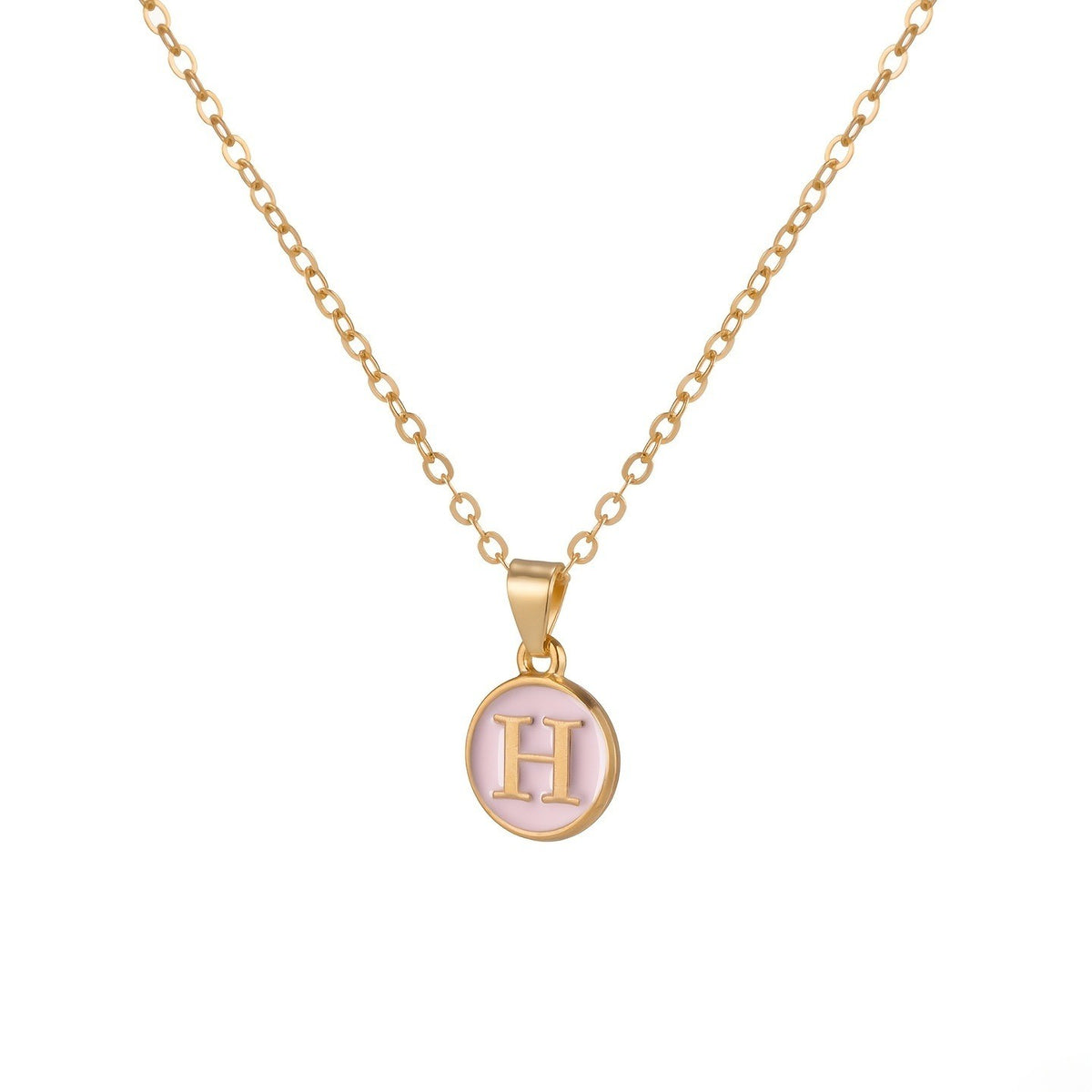 Enamel Love Letter Necklace
