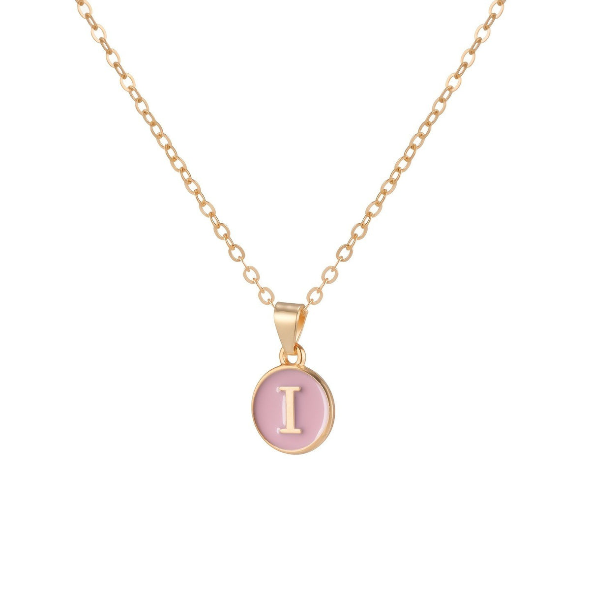 Enamel Love Letter Necklace