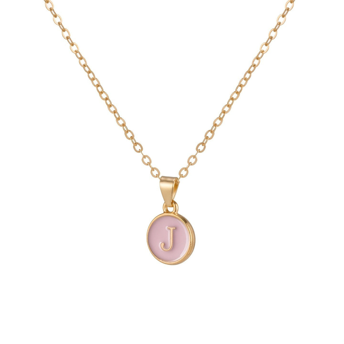 Enamel Love Letter Necklace