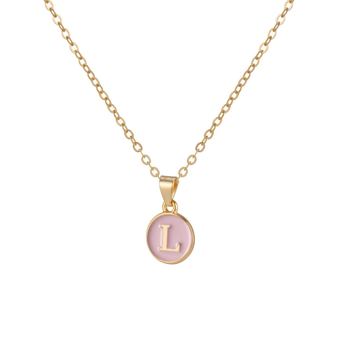 Enamel Love Letter Necklace