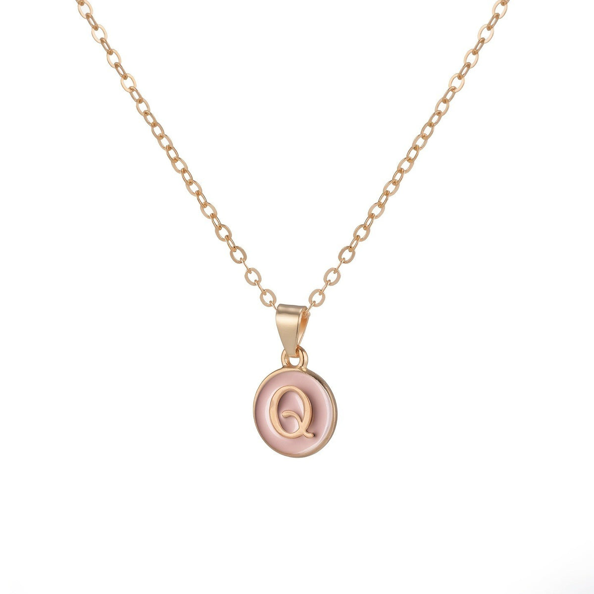Enamel Love Letter Necklace