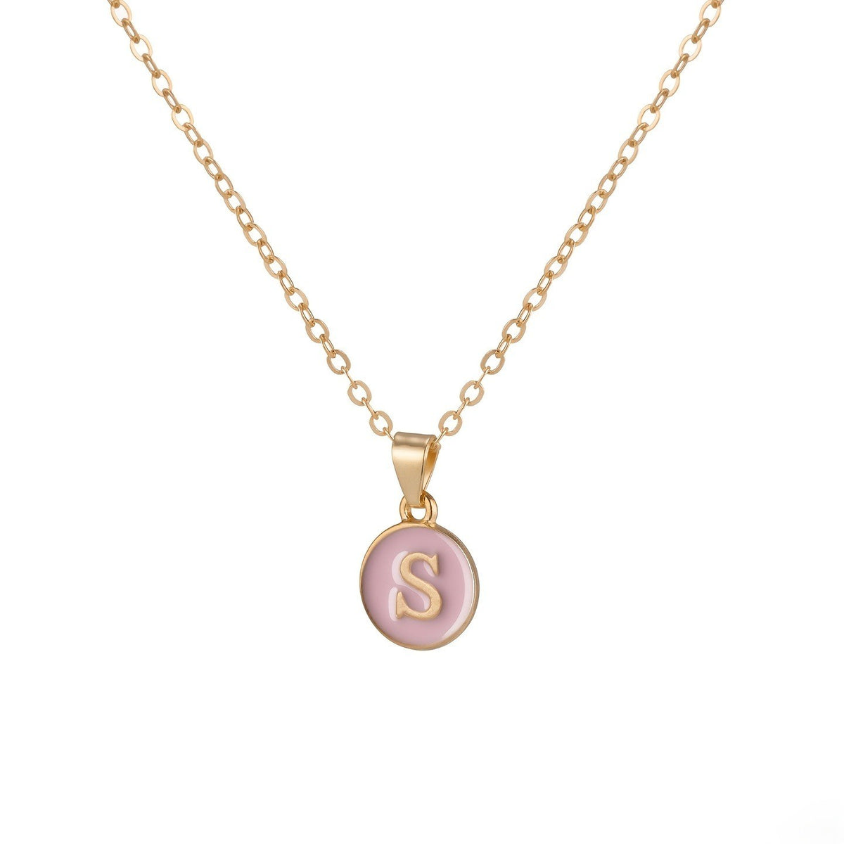 Enamel Love Letter Necklace