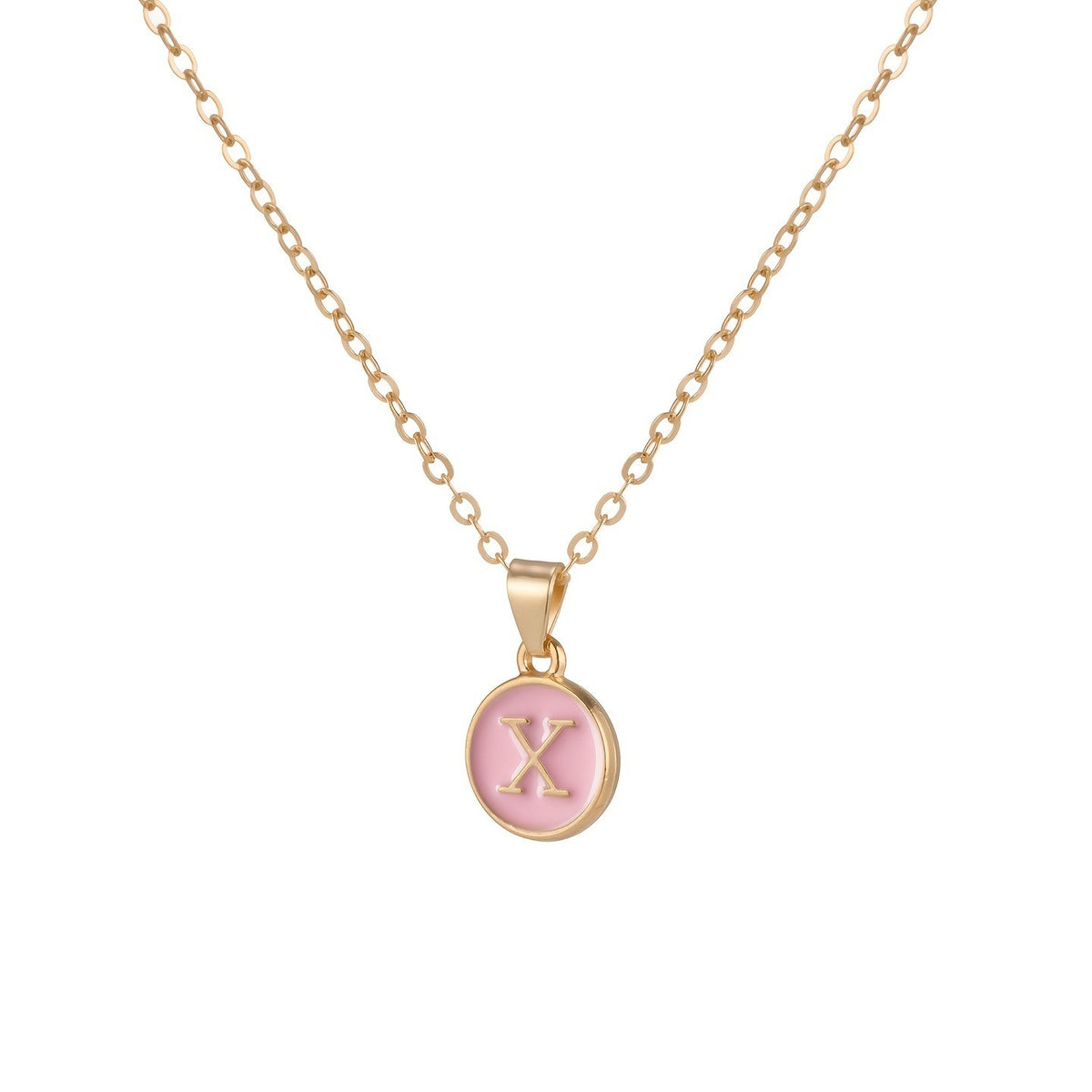 Enamel Love Letter Necklace