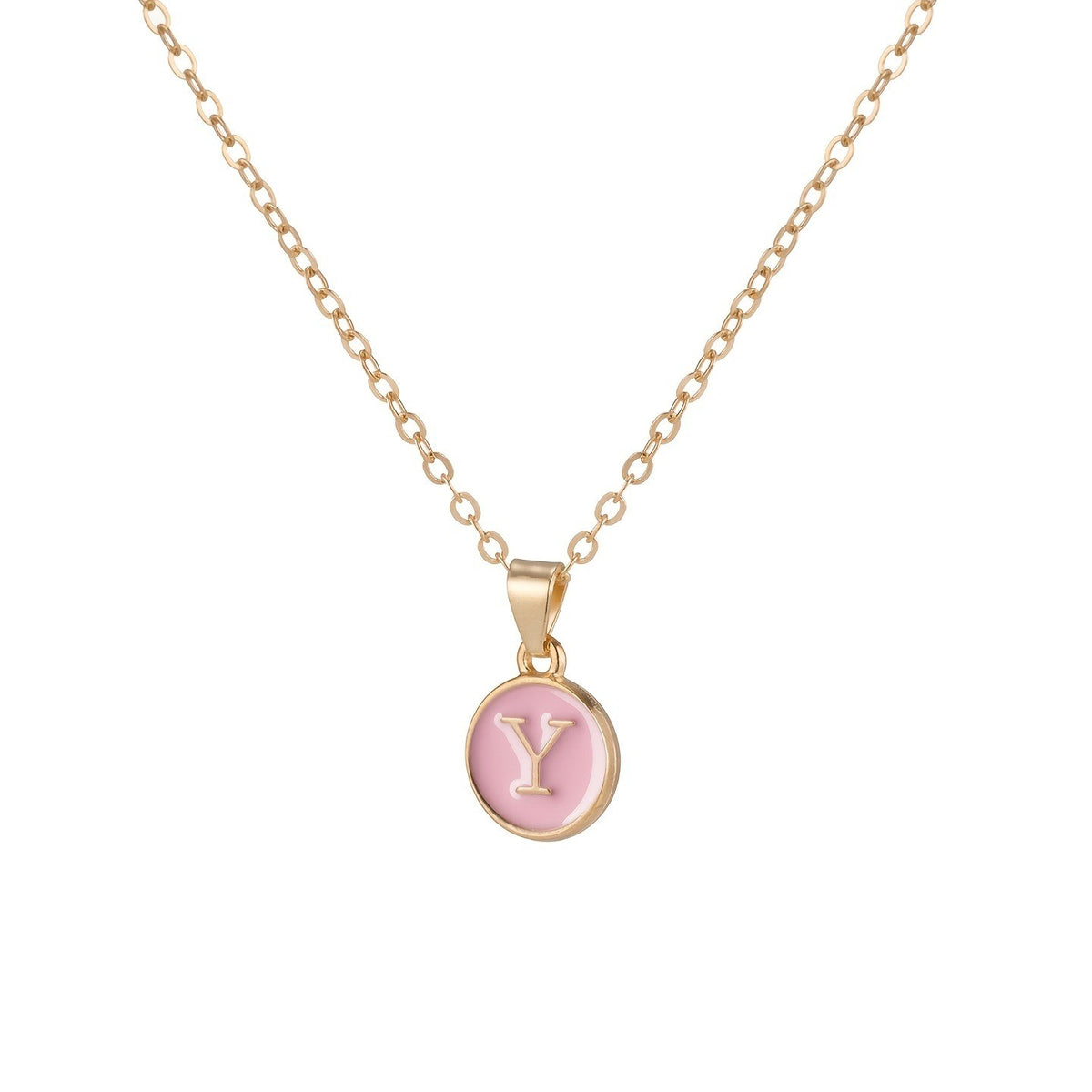Enamel Love Letter Necklace