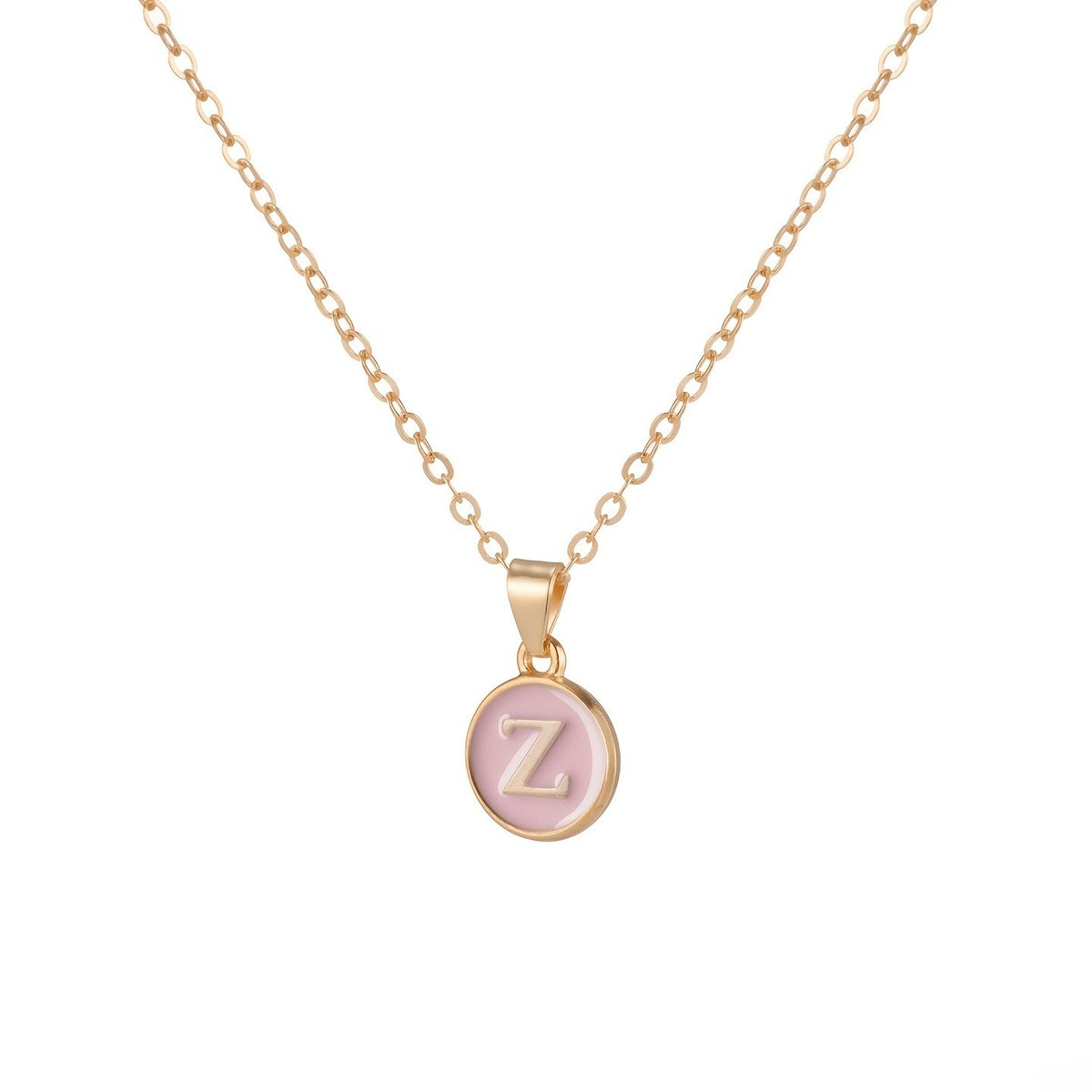 Enamel Love Letter Necklace