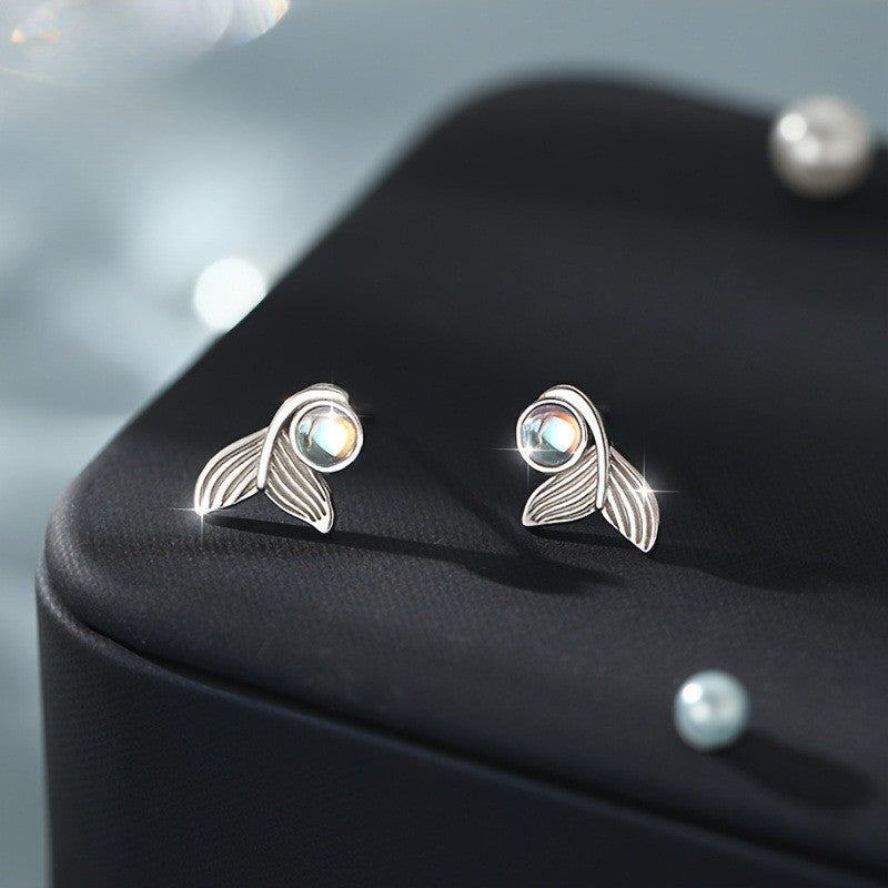 Crystal Fishtail Earrings