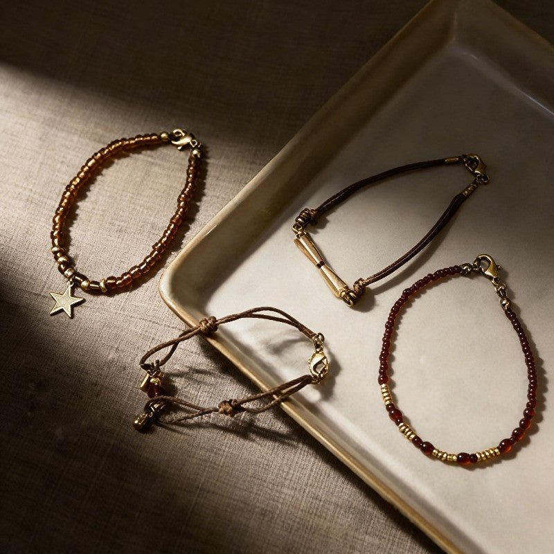 Bohemian Star Bead Bracelet Set