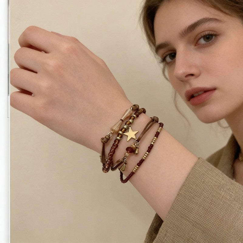 Bohemian Star Bead Bracelet Set