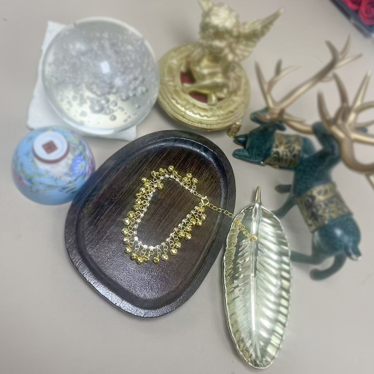 Crystal Bell Anklet