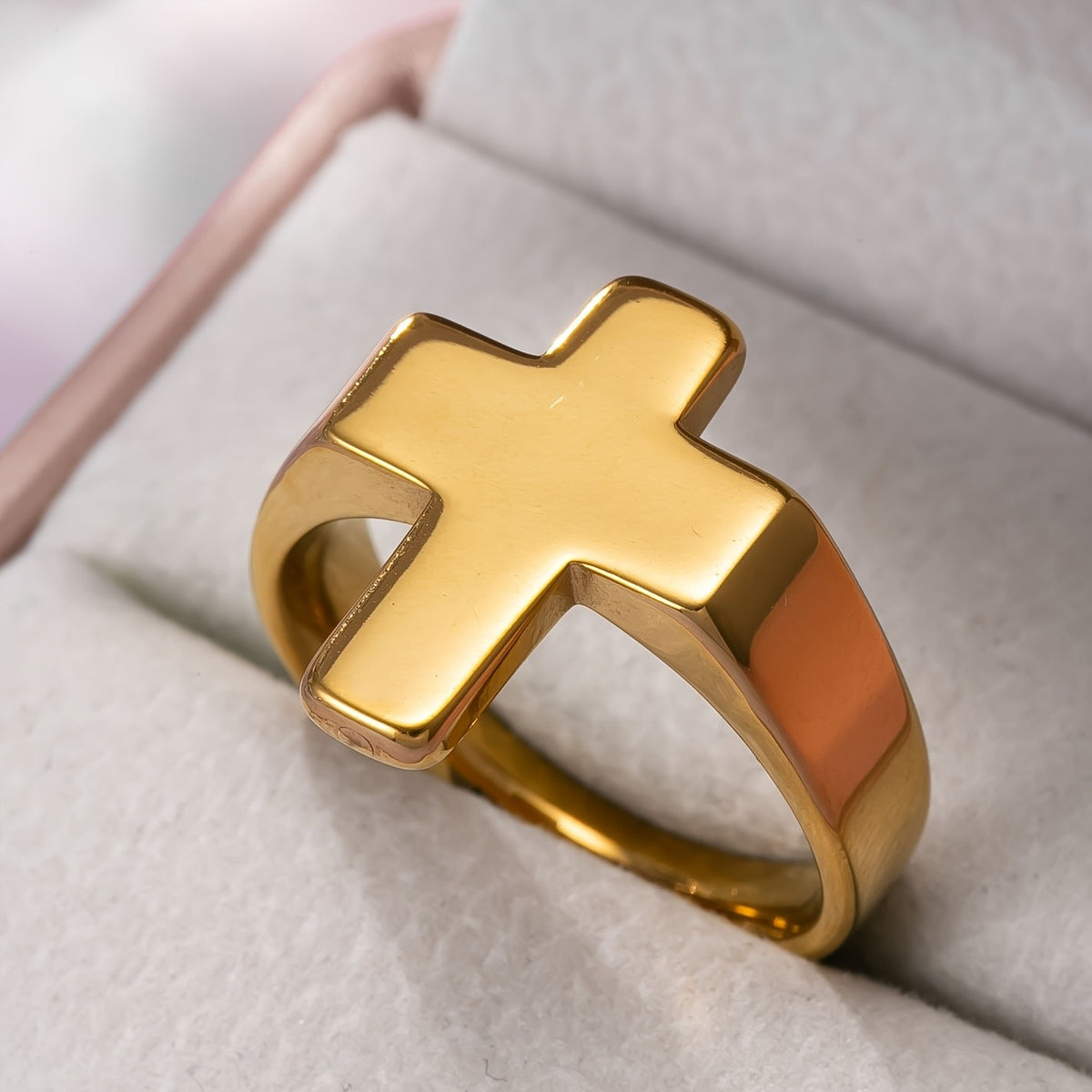Bold Cross Ring