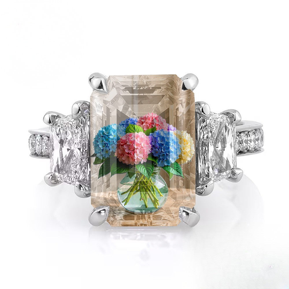 Hydrangea Bouquet Ring