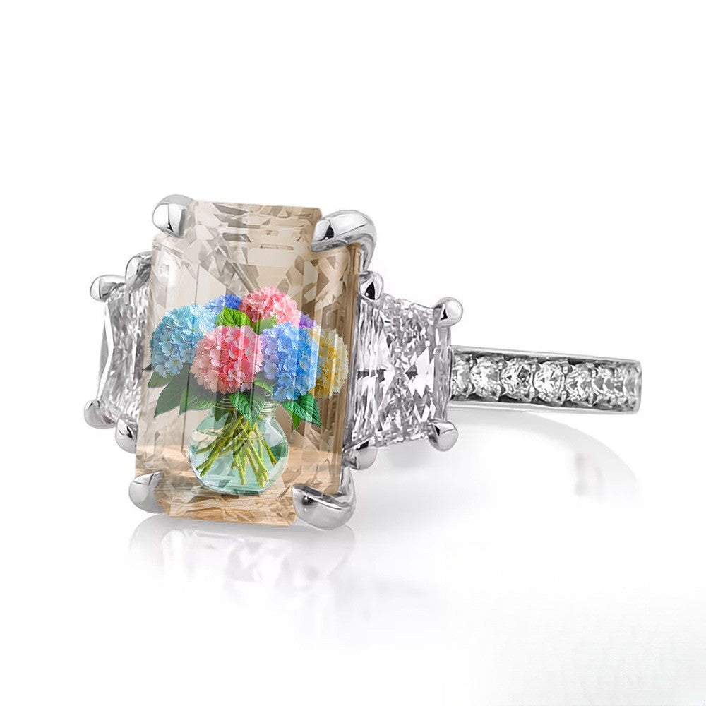 Hydrangea Bouquet Ring