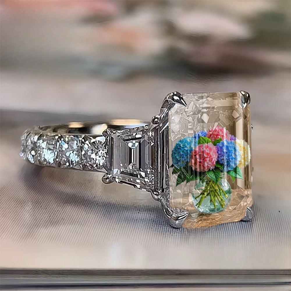 Hydrangea Bouquet Ring