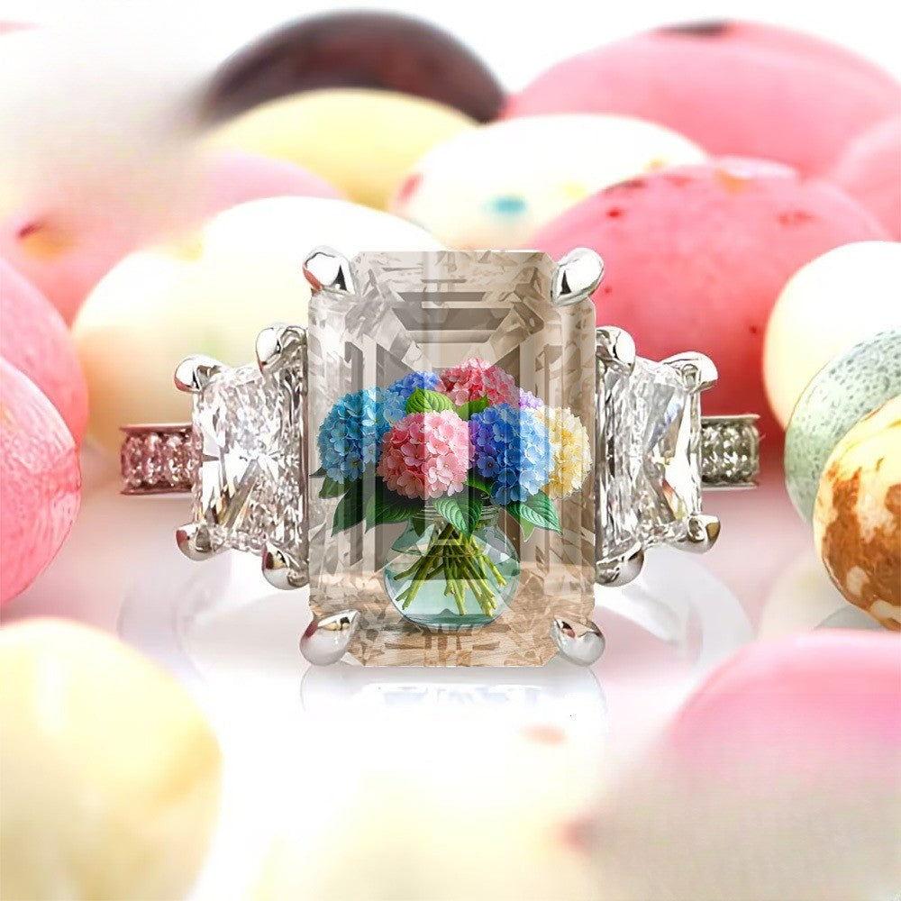 Hydrangea Bouquet Ring