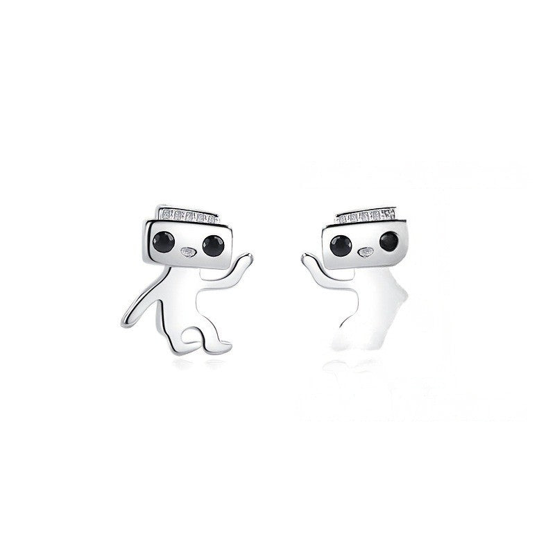 Robot Stud Earrings