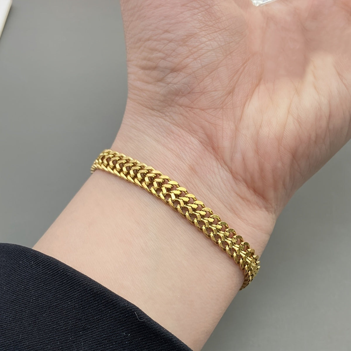 Woven Link Chain Bracelet