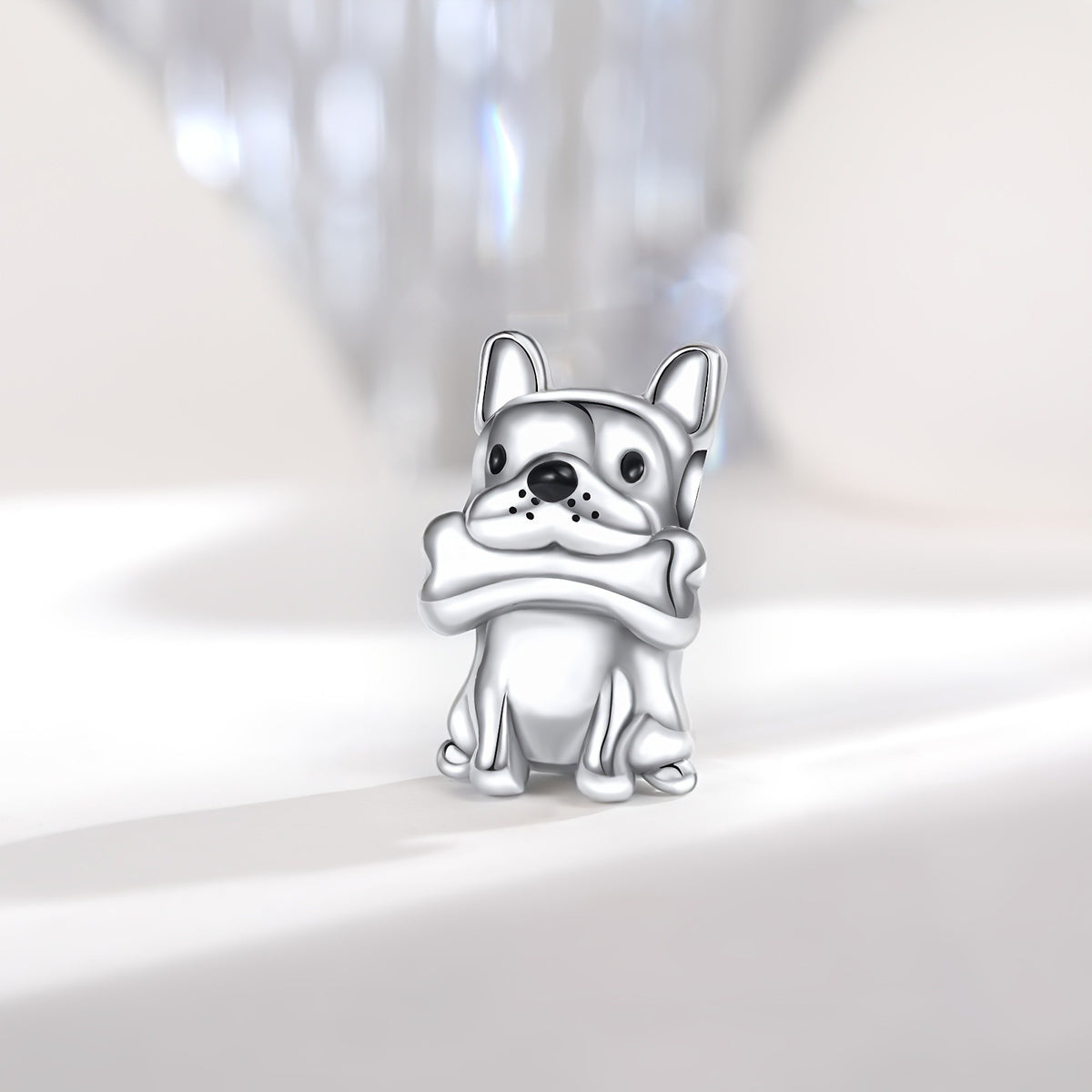 French Bulldog Bone Charm