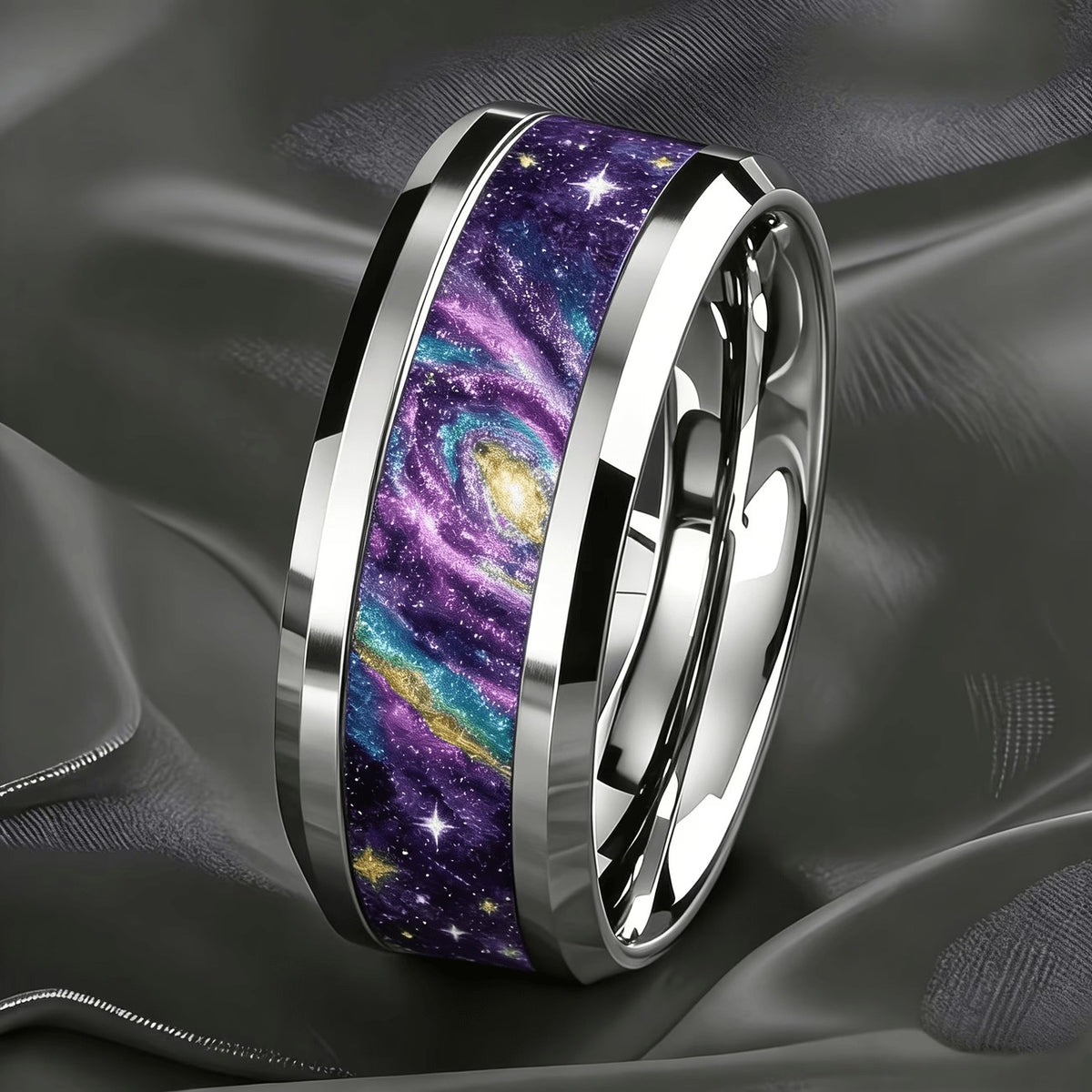 Purple Galaxy Ring