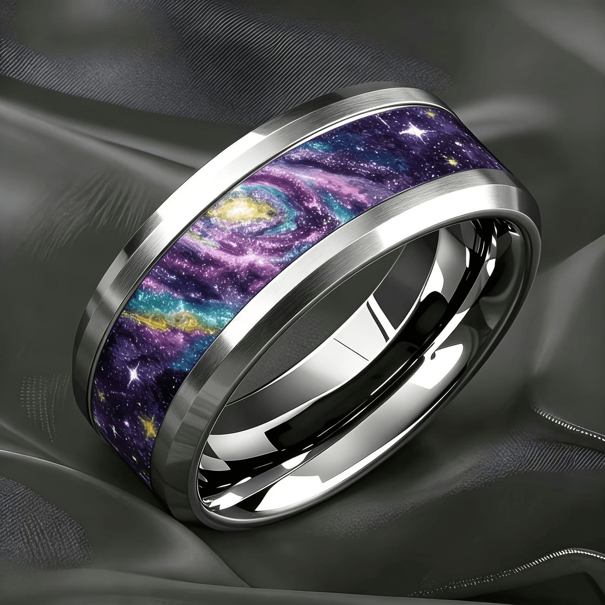 Purple Galaxy Ring
