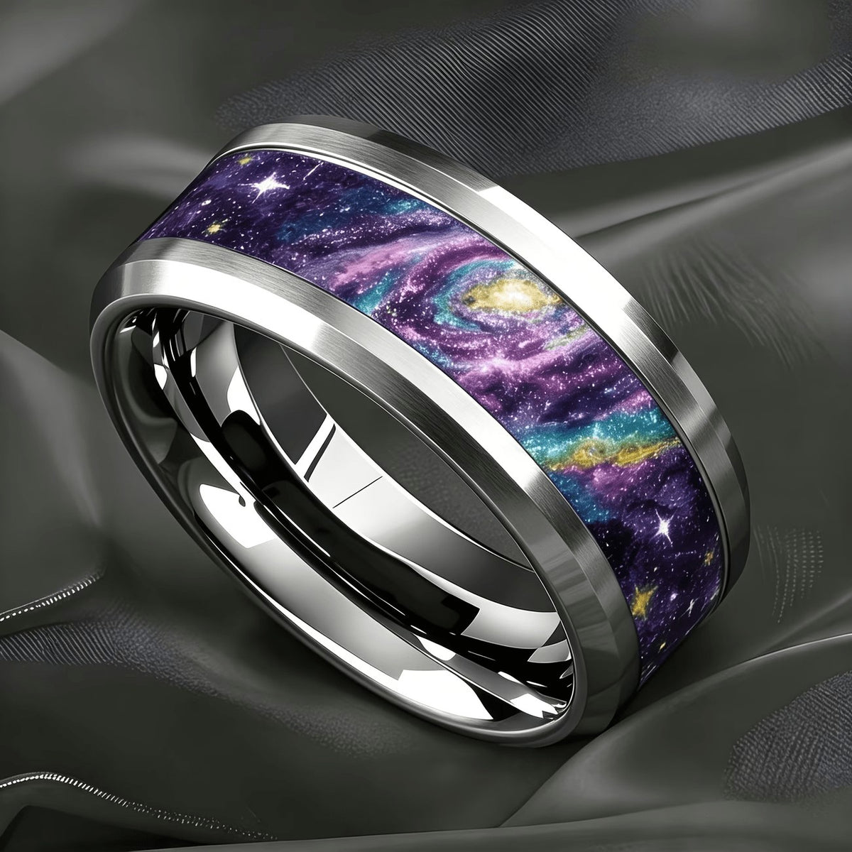 Purple Galaxy Ring