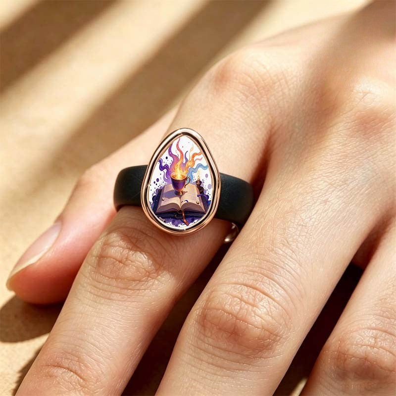 Magic Book & Cup Ring