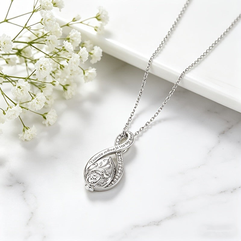 Infinity Keepsake Urn Necklace