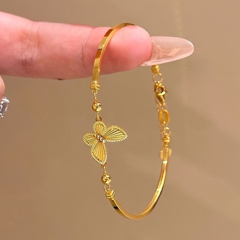 Butterfly Bangle Bracelet