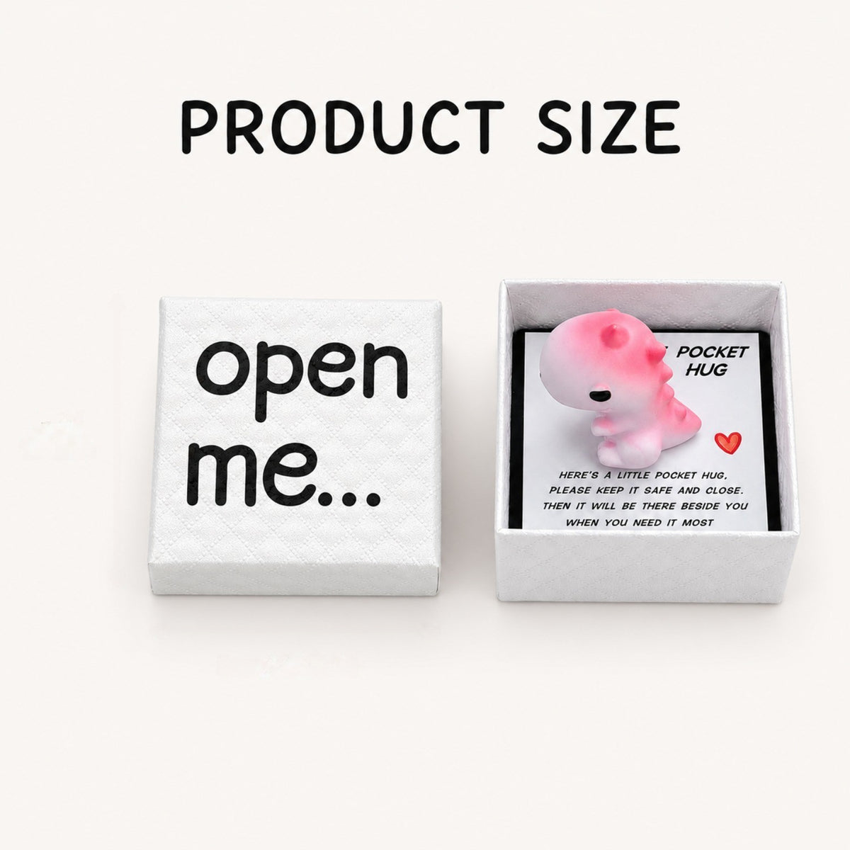 Pink Dinosaur Hug Box