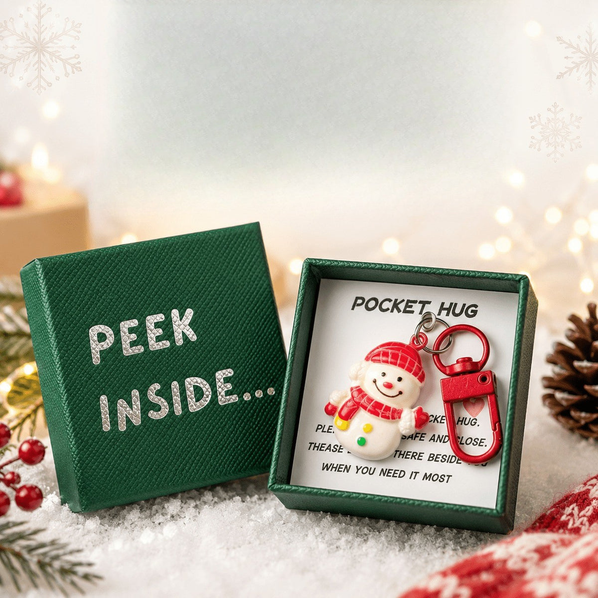 Festive Charm Keychain Set
