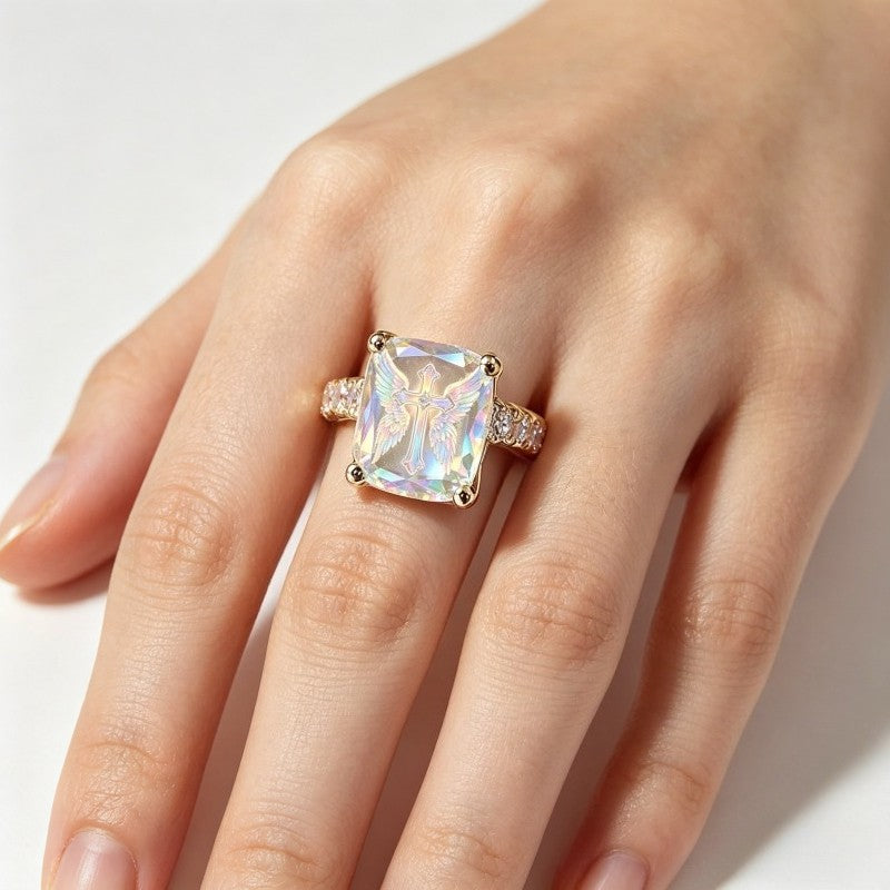 Angel Cross Ring
