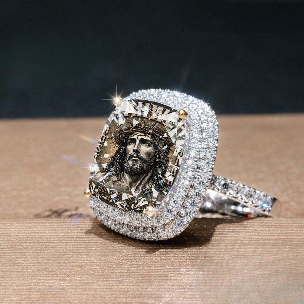 Square Crown of Thorns Ring