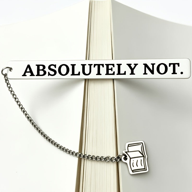 "Absolutely Not" Bookmark