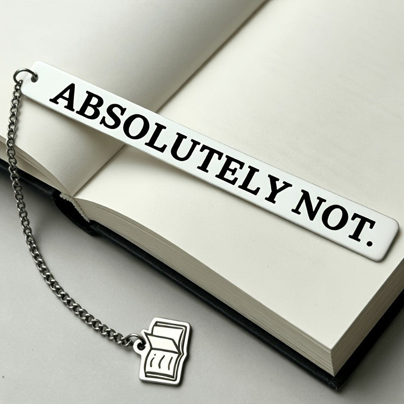 "Absolutely Not" Bookmark