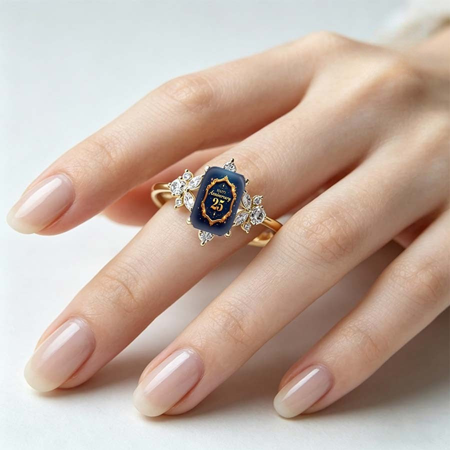 25th Anniversary Rectangular Ring