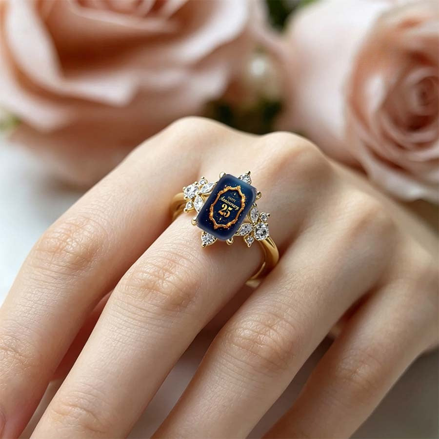 25th Anniversary Rectangular Ring