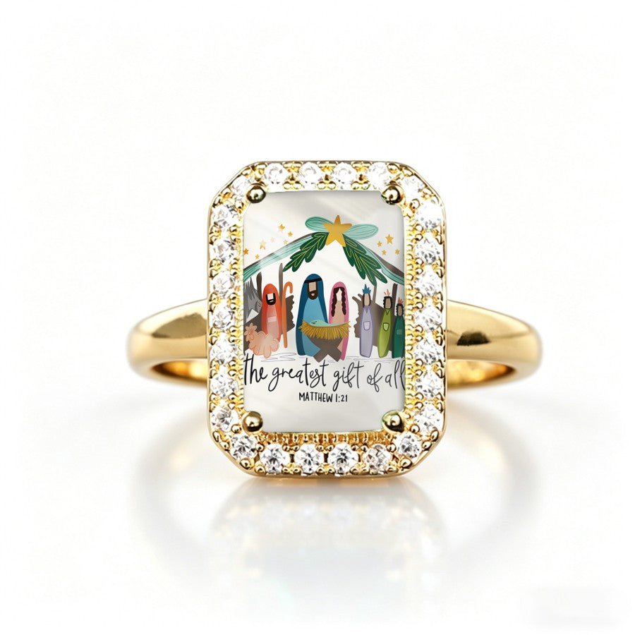 Greatest Gift Rectangular Ring