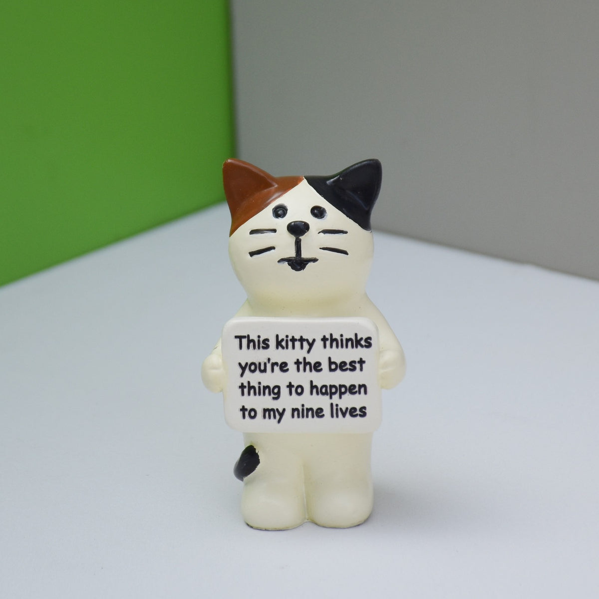 Calico Cat Figurine