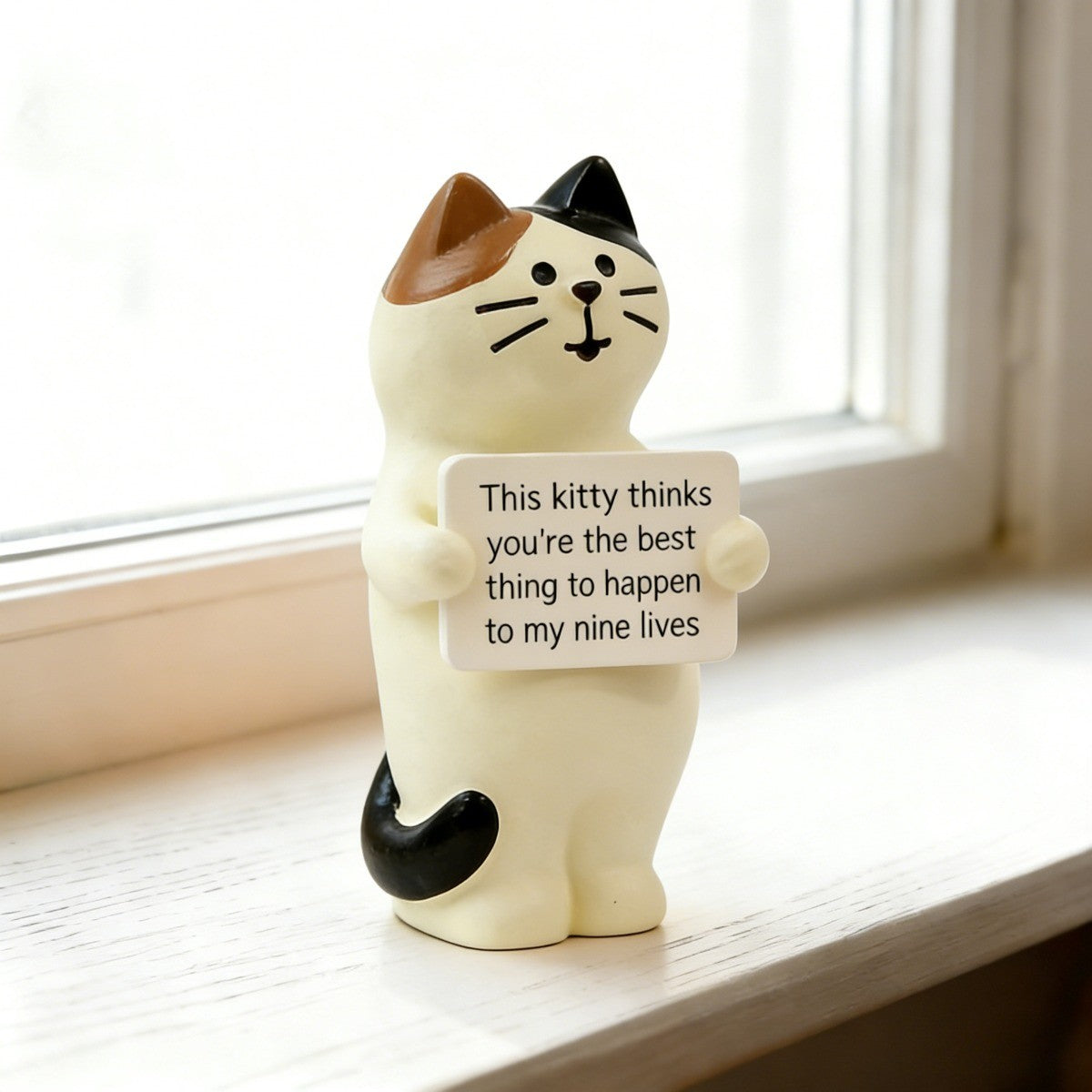 Calico Cat Figurine