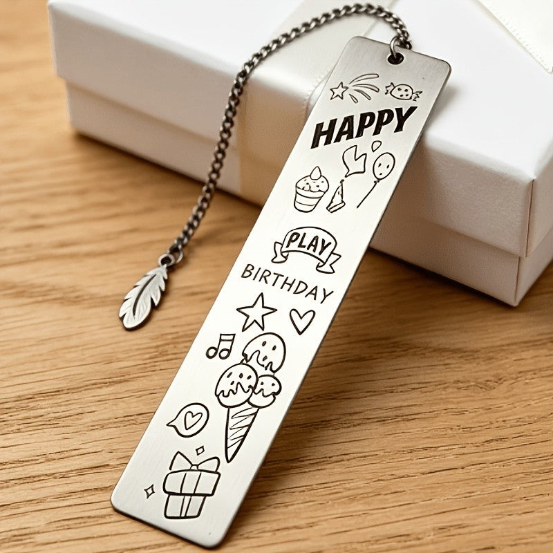 Happy Birthday Charm Bookmark