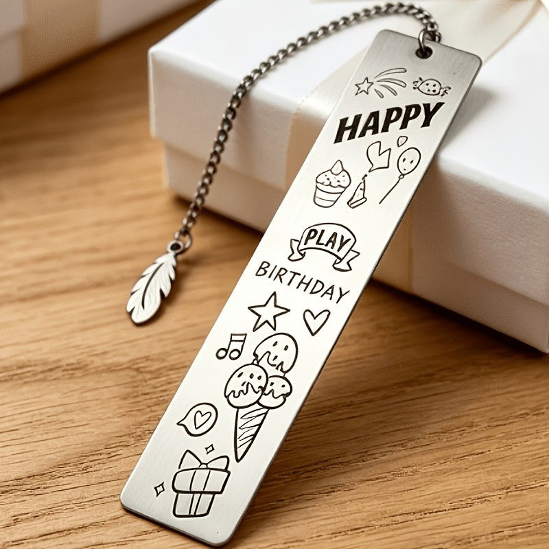 Happy Birthday Charm Bookmark
