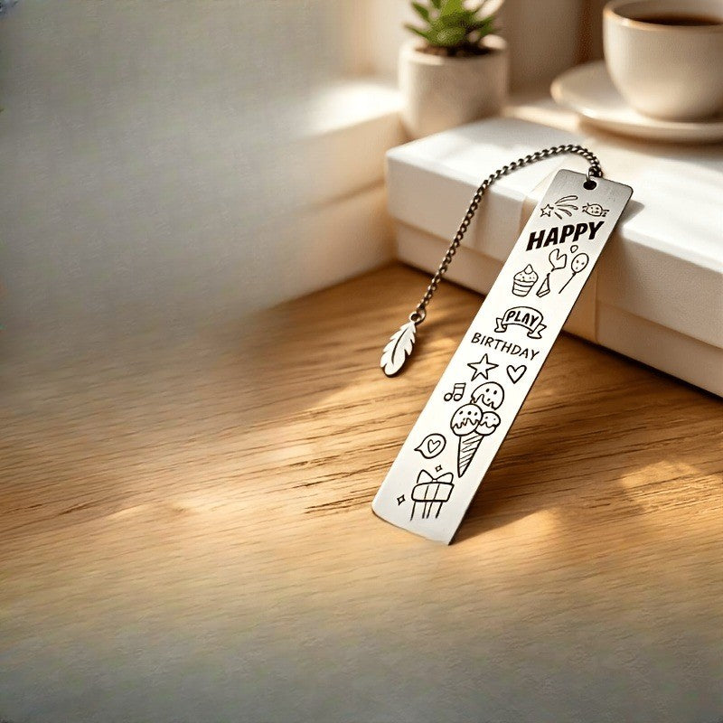 Happy Birthday Charm Bookmark