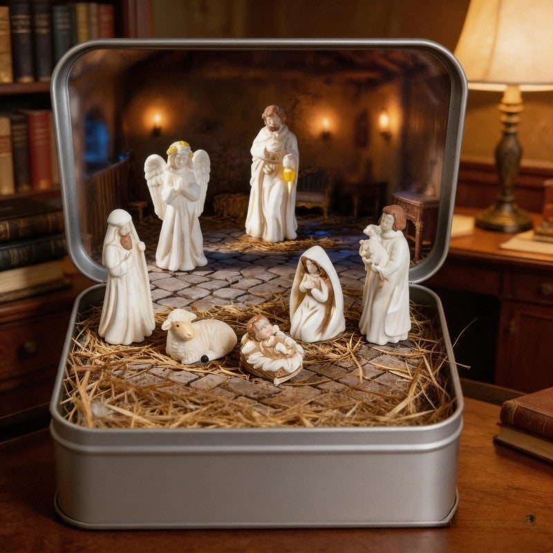 Portable Nativity Scene Set